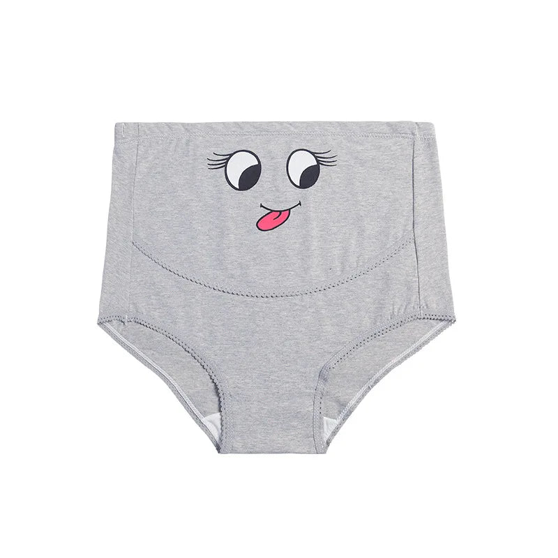 1Pcs Maternity Underwear Cotton Panty Clothes For Pregnant Women Pregnancy Brief High Waist Maternity Panties Intimates Cute